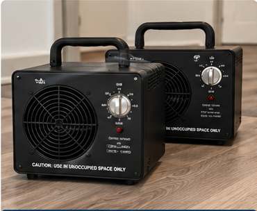 Ozone generator equipment for odor treatment